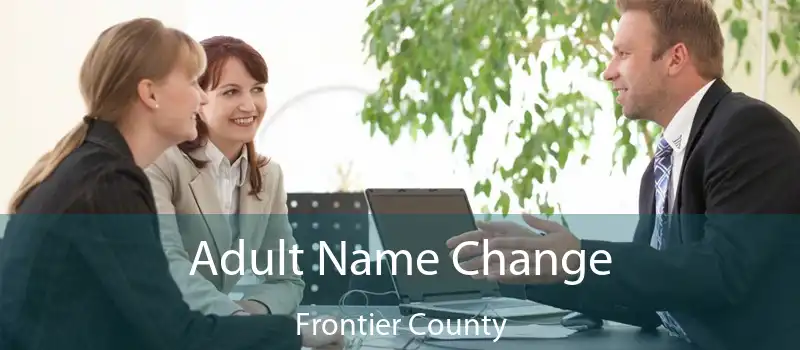 Adult Name Change Frontier County