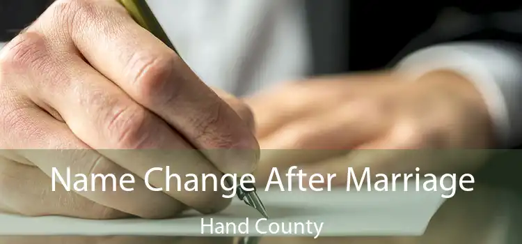 Name Change After Marriage Hand County